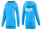 Women Indianapolis Colts Logo Pullover Hoodie-003