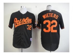 mlb jerseys baltimore orioles #32 wieters black