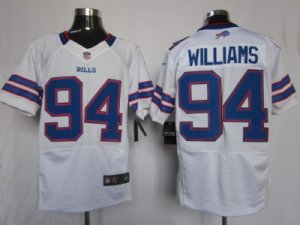 Nike nfl buffalo bills #94 williams white Elite jerseys