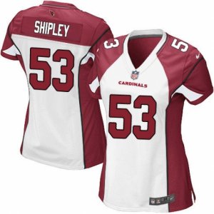 Women\'s Nike Arizona Cardinals #53 A.Q. Shipley Limited White NFL Jersey