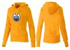 NHL Women Edmonton Oilers Logo Pullover Hoodie 24