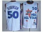 nba 95 all star #50 robinson white