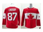 Youth nhl jerseys team canada olympic #87 crosby red[2014 new]