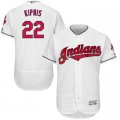 2016 Men Cleveland Indians #22 Jason Kipnis Majestic White Flexbase Authentic Collection Player Jersey