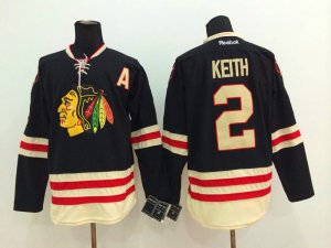 NHL chicago blackhawks #2 keith black jerseys(2015 new classic)