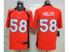 Nike Denver Broncos #58 Miller Orange[Limited]Jerseys