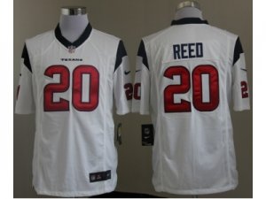 Nike NFL Houston Texans #20 Ed Reed white Jerseys[game]