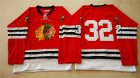 NHL Mitchell And Ness 1960-61 Chicago Blackhawks #32 Noname red Throwback jerseys