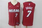 Heat #7 Goran Dragic Red Nike Authentic Jersey
