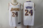 Lakers #24 Kobe Bryant White 2018-19 Nike Swingman Jersey