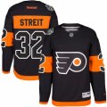 Mens Reebok Philadelphia Flyers #32 Mark Streit Authentic Black 2017 Stadium Series NHL Jersey