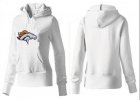 Women Denver Broncos Logo Pullover Hoodie-7