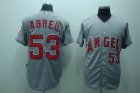 mlb los angeles angels #53 abreu grey[cool base]