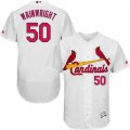 2016 Men St. Louis Cardinals #50 Adam Wainwright Majestic White Flexbase Authentic Collection Player Jersey