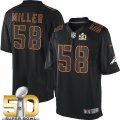 Nike Denver Broncos #58 Von Miller Black Super Bowl 50 Men's Stitched NFL Impact Limited Jersey