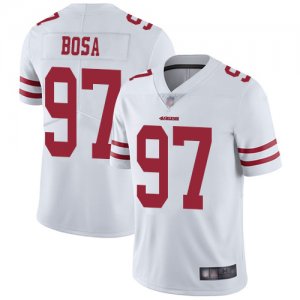 Nike 49ers #97 Nick Bosa White 2019 NFL Draft First Round Pick Vapor Untouchable Limited Jersey
