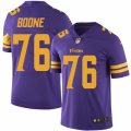 Youth Nike Minnesota Vikings #76 Alex Boone Limited Purple Rush NFL Jersey