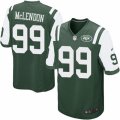 Mens Nike New York Jets #99 Steve McLendon Game Green Team Color NFL Jersey