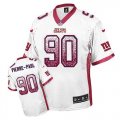 Nike New York Giants #90 Jason Pierre-Paul White Jersey(Elite Drift Fashion)