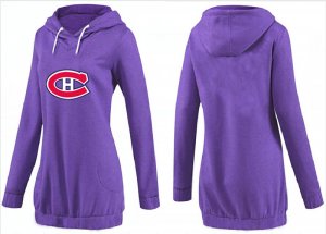 NHL Women Montreal Canadiens Logo Pullover Hoodie 10