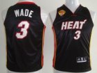 kids Miami Heats #3 Wade black[2011 Finals]