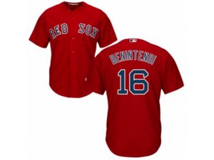 Youth Boston Red Sox #16 Andrew Benintendi Authentic Red Alternate Home Cool Base MLB Jersey