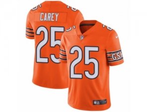 Mens Nike Chicago Bears #25 KaDeem Carey Vapor Untouchable Limited Orange Rush NFL Jersey