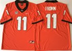 Georgia Bulldogs 11 Jake Fromm Red College Football Jersey