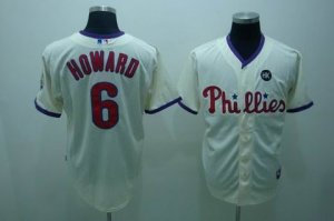 mlb philadelphia phillies #6 howard cream