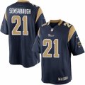 Mens Nike Los Angeles Rams #21 Coty Sensabaugh Limited Navy Blue Team Color NFL Jersey