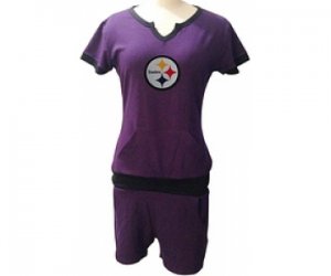 nike women nfl jerseys pittsburgh steelers purple[sport suit]