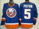 nhl New York Islanders #5 Potvin lt,Blue
