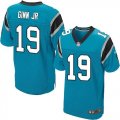 Nike Carolina Panthers #19 Ted Ginn Jr blue Jerseys(Elite)