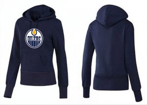 NHL Women Edmonton Oilers Logo Pullover Hoodie 20