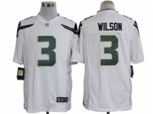 Nike NFL Seattle Seahawks #3 Wilson White Jerseys(Game)