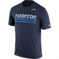 Mens San Diego Chargers Nike Practice Legend Performance T-Shirt Navy