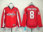 women nhl jerseys washington capitals #8 alex ovechkin red[C]