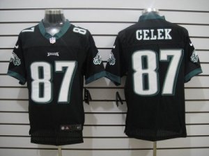 Nike NFL Philadelphia Eagles #87 Brent Celek black Jerseys(Elite)
