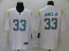 Mens Los Angeles Chargers #33 Derwin James Jr White