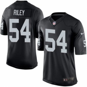 Mens Nike Oakland Raiders #54 Perry Riley Limited Black Team Color NFL Jersey