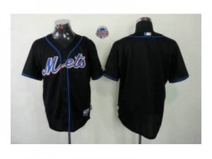 mlb jerseys new york mets blank black[cool base]