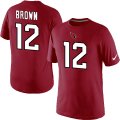 Nike Arizona Cardinals #12 John Pride Name & Number T-Shirt red