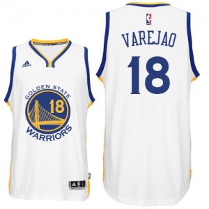 Mens Golden State Warriors #18 Anderson Varejao New Swingman Home White Jersey