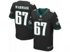 Mens Nike Philadelphia Eagles #67 Chance Warmack Elite Black Alternate NFL Jersey