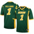 North Dakota State Bison 1 Marcus Williams Green College Football Jersey