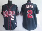 mlb minnesota twins #2 span blue 2010