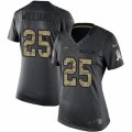 Women's Nike New Orleans Saints #25 P. J. Williams Limited Black 2016 Salute to Service NFL Jersey