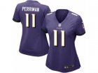 Women Nike Baltimore Ravens #11 Breshad Perriman Game Purple Team Color NFL Jersey