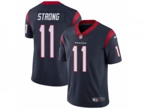 Mens Nike Houston Texans #11 Jaelen Strong Vapor Untouchable Limited Navy Blue Team Color NFL Jersey