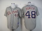 mlb jerseys detroit tigers #48 torii hunter grey